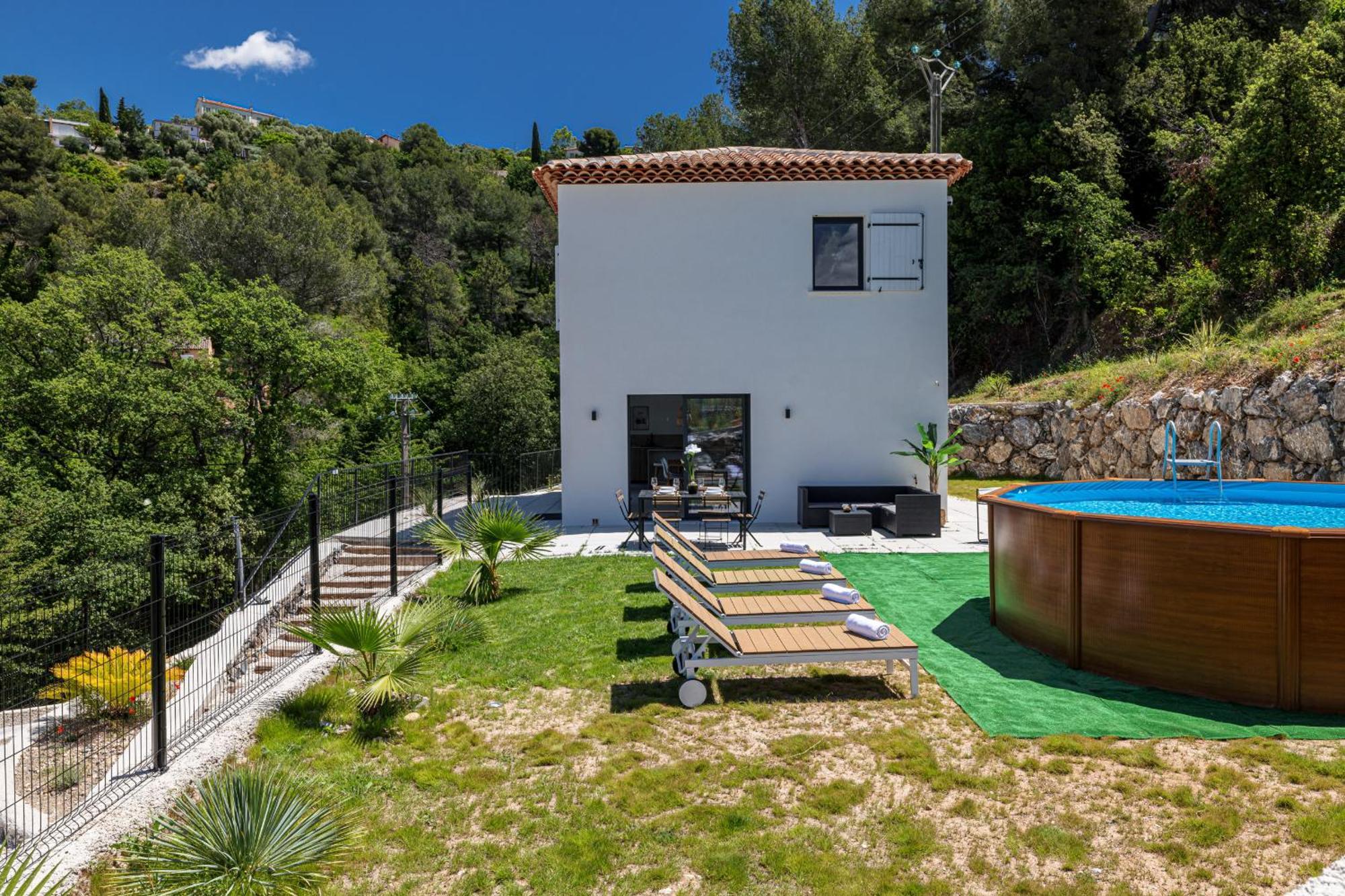 Villa Riviera - Nouveaute Entre Mer Et Montagnes Colomars Bagian luar foto